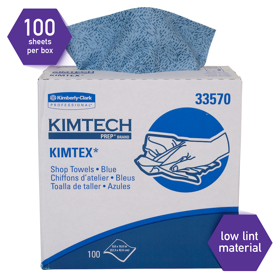 Kimberly Clark Professional Kimtech Prep® Kimtex® 33570 Wipers - Pop-Up Box (5/100ct)